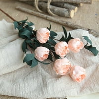 Umjetna ruža cvijeće Bouquet svileni cvjetovi ruža za dom bridal vjenčani festival Dekor umjetno cvijet