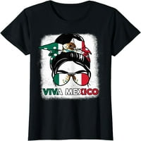 Viva Mexico majica Meksička zastava Djevojka Ženska majica Pride
