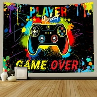 Igra Tapistry Zidni dekor, šarena igra tapiserija za tapiset za tinejdžer za teen Boys Men Soba za gaming