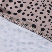 Haljina kratki rukav Bodycon Ženska odjeća Haljina Leopard Print Color Block Blok Trudna materinska