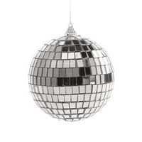 Disco Mirror Balls Srebrna viseća kugla za 50-ih 60S 70s Disco DJ Light Effect Effect Party Dekoracija