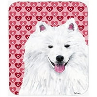 Američki Eskimo Hearts Love and Valentines Dan Mouse, topla jastučić ili trivet