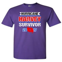 Uragan Harvey Survivor Cyclone Simbol Houston Texas DT Odrasli Majica Tee