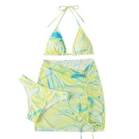 Kupaći odijela Tržeća kontrola za žene visoki struk bikini prugasti kupaći kostim za kupaće kupaći kostimi