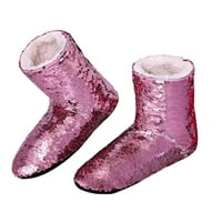 Woobling 1-2Pair žene papuče za gležnjače papuče plišane cipele božićni pokloni