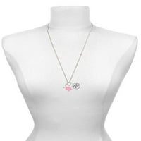 Delight nakit silvertone mini osmina note - svijetlo ružičasta medicinska sestra jakih zoe ogrlica