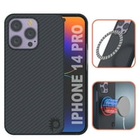 Punkcase za iPhone Pro Carbon Fiber Futrola [Aramid Magshield Series] Ultra tanak