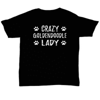 Crazy Goldendooodle Lady Unise majica Funny Dog Mom Poklon Ideja