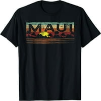 Vintage Tropical Maui Hawaii majica - Maui Hi Majica Crna mala
