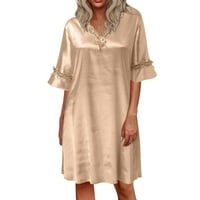 Akiigool Womens Nighthowns Plus size Ženska spavaća odjeća Pamučni san Tee kratki rukavi Print Sleephirt