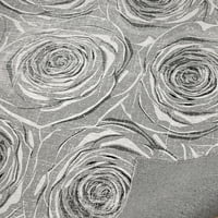 Krevet ruža Sivi ravni objektivni prostirki na dizajnu Kavka