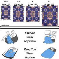 Southwest pokrivač s jastukom za poklopac kauča komforan i topli klima uređaj pokrivač za žene pokrivač