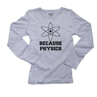 Atom - jer fizika - vintage inženjering ženska majica dugih rukava