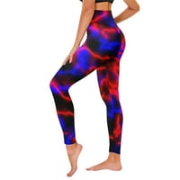 Ženske joge Hlače Ženske print Yoga hlače Trčevi temme za plijenske tajice mršave hlače za jogu trčeći