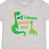 Inktastična gammie voli me unuk dinosaur poklon toddler boy djevojka majica