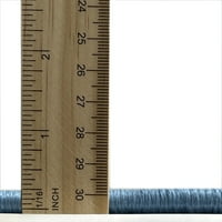 Ahgly Company Indoreni pravokutnik Trellis plavi moderni prostirke, 2 '3 '