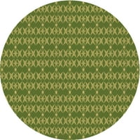 Ahgly Company u zatvorenom okruglom uzorkovima Pistachio zeleni prostirke, 6 'okruglica