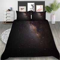 Poklopac prekrivača Kreativni kućni tekstil Poliesterski posteljina Poklopac zvjezdanog neba Štampani