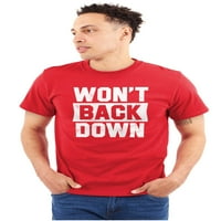 Neće se vratiti dolje atletske vježbe Muška grafička majica Tees Brisco brendovi L