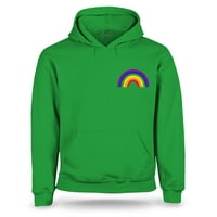S4E muške duge zastava LGBTQ gay ponos hoodie dukseri veliki irski zeleni