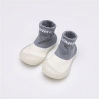 Leey-World Toddler cipele Walkers First Pismo Neklizajuće elastične toddlere Čvrste cipele Dječje čarape