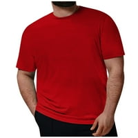 Muškarci Ljetna bluza Muški okrugli vrat Kratki rukav Ležerni pulover Majica Solid Color Graphic Tee