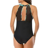 Ženski jednodijelni V-izrez V-izrez Tankini sruched Monokini kupaći kostimi