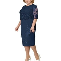 SayHi veličina plus modna haljina za modnu haljinu haljina majka elegantna dužina Žene Žene haljine