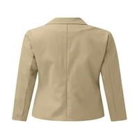 Bomotoo ženske poslovne jakne od papirne boje kardigan jakna šal vrat blaženci casual bluzer uredska