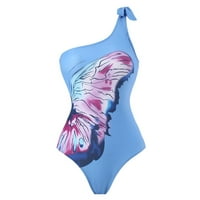 SNGXGN WOMENS Controls Wimmuits Ženski upravljački kostim kukavi kupaći kostim One Ruched Push up kupaći