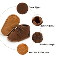 Meckior dječje dječake čizme čizme dojenčad čipke za čizme novorođenčadi zimske cipele za 0 mjeseci