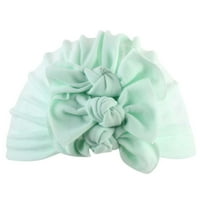 Odeerbi Baby Hats Boys Girls HAPS mališani Slatka pletena krpa Čvrsta boja Pleated Bowed Hat Headeweard