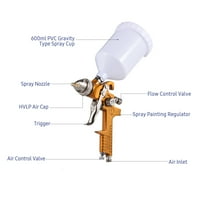 Doblas HVLP Sprej Slikanska prskalica Sprej za prskanje stroj Gravity-Feed Airbrush Alat za sprej za prskanje sa mlaznicama za raspršivanje nameštaja za automobile