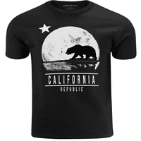 Košulja MENS MENS California Republic Shirt Majica State Bear pod Moonlight Tee