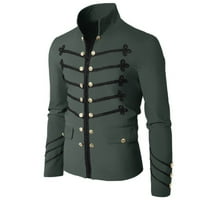 Košulja za muške kapute Dugme Oweweb Pratio Emnoider Gothic Jacket Muška bluza Pokloni za muškarce