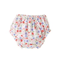 Rovga Baby Girls Ruched cvjetni vrhovi kratke hlače za hairnu odjeću Set modne djevojke odjeća