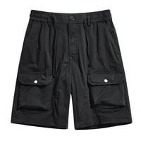 Amidoa Stretchy Teretne kratke hlače za muškarce Veliki i visoki povremeni latinski kratke hlače s džepovima