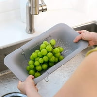 Xhtang preko košare za cjedilo sudopera - oprati povrće i voće, odvodite kuhanu tjesteninu i suhu posuđe