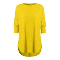 Ženska bluza Žene nalik pullu Plus Veličina Nepravilna dukserica Labavi pulover tiska