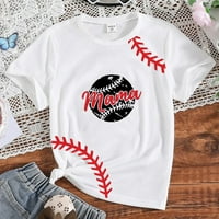 Little Girl Odjeća Toddler bluza Tors Ležerne prilike Casual Baseball 3D printova Djevojke Print Teen