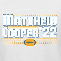 Wild Bobby Los Angeles Fudbal Matthew Cooper Sportska muška Grafička majica, Bijela, 4x-velika