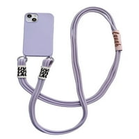 Toyella dijagonalna remenka meka kaiš viseći vrat silikonski futrola za telefon bijeli iPhonex xs