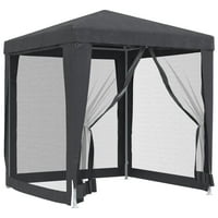 DENTA vanjski šator na otvorenom s mrežnim bočnim zidovima, patuljastog gazebo-canopy šator, HDPE Sun