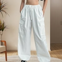 Y2K teretna hlače za vuču Ženska pantalona Pocket Joggers kombinezon
