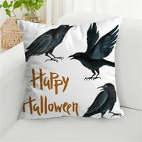 Sakoyar Halloween Jastučnica sa sablasnim puckin bat uzorka uzorka jastuk za ukras za kućne festivalske