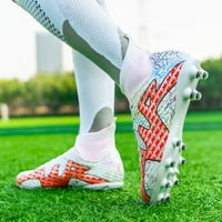 Muške atletske nogometne cipele Big Kids Youth Obična obuka za vanjsku vlast Zemljište Soccer Cleats Orange 37