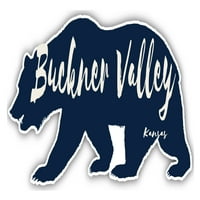 Buckner Valley Kansas suvenir 3x frižider magnetni medvjed dizajn