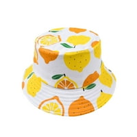 SDJMA TODDLER KIDS Ljetni ribolovski šešir voćnog uzorka na otvorenom Dječja kapa za sunčanje