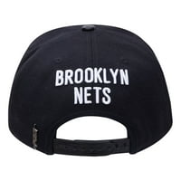 Muški Pro Standard Black Brooklyn Nets Stari Engleski Snapback Hat - OSFA