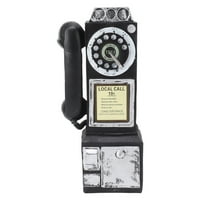 Vintage telefonski dekor, ukrasni telefon smole Dekorativni model nježnog stilskog ručno izrađenog klasika